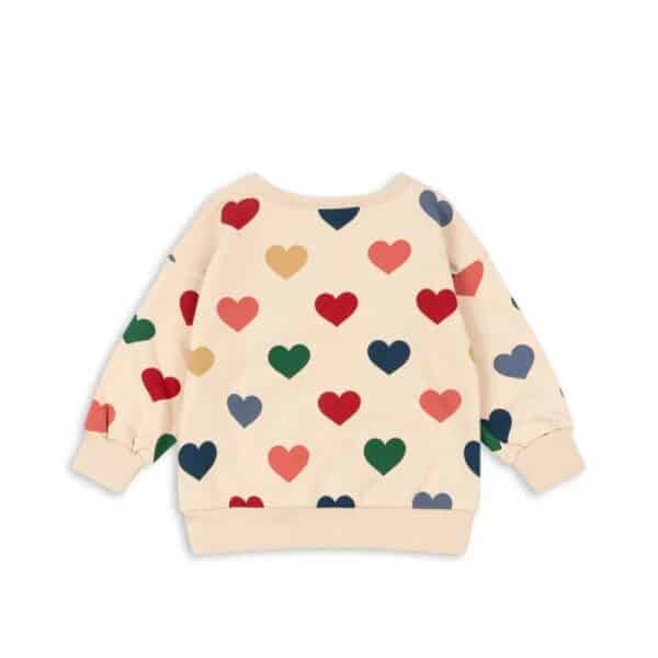 Konges Sløjd Konges Sløjd Lou Sweat Shirt Ocs Bon Coeur Coloré 5715681027875 Konges SS25 Kleding & Accessoires Sweaters & Truien  Wijs west