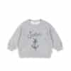 Konges Sløjd Konges Sløjd Lou Sweat Shirt Ocs Grey Melange 5715681027967 Konges SS25 Kleding & Accessoires Sweaters & Truien  Wijs west