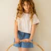 House of Jamie Girls Relaxed Shorts Indigo