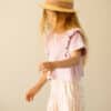 House of Jamie Classic Pants Gold Vertical Stripes