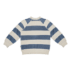 House of Jamie House of Jamie Relaxed Raglan Sweater Indigo Stripes 8719654155234 HOJ SS25 Kleding & Accessoires Sweaters & Truien  Wijs west