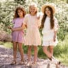 House of Jamie Smocked Ruffled Skirt Cream - Afbeelding 3
