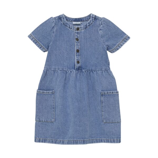 En Fant Enfant Dress Denim Light Denim Blue 5713438200939 Enfant SS25 Kleding & Accessoires Rokjes & Jurkjes  Wijs west