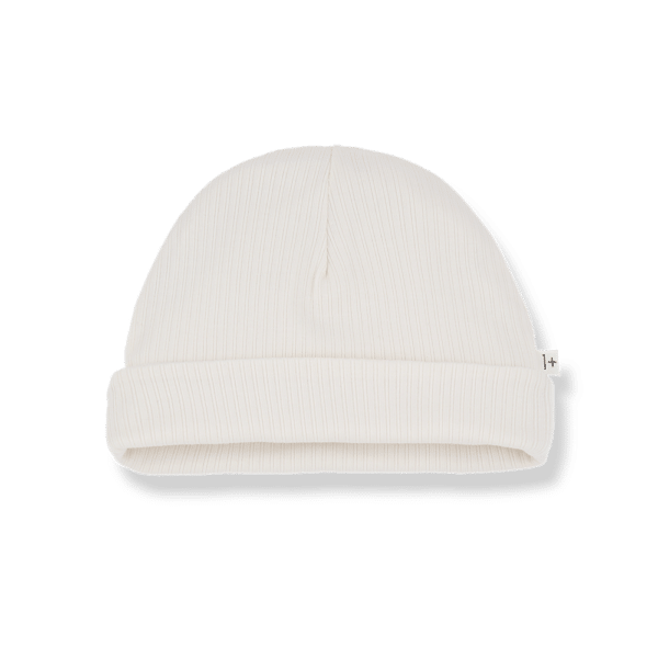 1+ in the Family 1+ In The Family Beanie Kai Ecru 8448251000011 Family SS25 Kleding & Accessoires Baby Mutsen & Sjaals Wijs west
