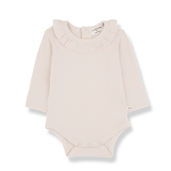 1+ in the Family 1+ In The Family Collar Body Vera Nude 8448251001698 Family SS25 Kleding & Accessoires Baby Rompers Wijs west
