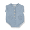 1+ in the Family 1+ In The Family Romper Carlo Denim 8448251019143 Family SS25 Kleding & Accessoires Baby Rompers Wijs west