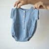 1+ in the Family 1+ In The Family Romper Carlo Denim 8448251019143 Family SS25 Kleding & Accessoires Baby Rompers Wijs west