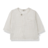 1+ in the Family 1+ In The Family L.Sleeve Shirt German Off-White 8448251022181 Family SS25 Kleding & Accessoires Baby Bovenstukjes Wijs west