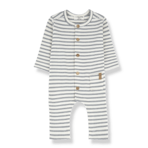 1+ in the Family 1+ In The Family Jumpsuit Sander Petroleum 8448251033583 Family SS25 Kleding & Accessoires Baby Pakjes Wijs west