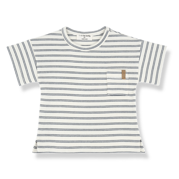 1+ in the Family 1+ In The Family S.Sleeve T-Shirt Pauli Petroleum 8448251034481 Family SS25 Kleding & Accessoires Baby Bovenstukjes Wijs west