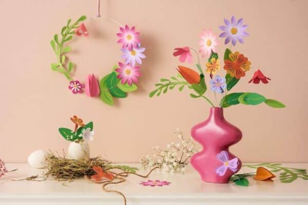 Knutselset Papieren Bloemen
