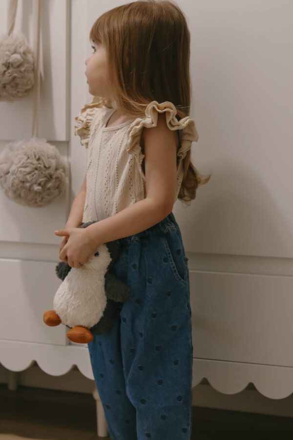 Fliink Fliink Donna Denim Pant Light Denim Blue 5715435090940 SS25 Fliink Kleding & Accessoires Broeken  Wijs west
