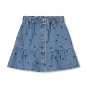Fliink Fliink Donna Denim Skirt Light Denim Blue 5715435091183 SS25 Fliink Kleding & Accessoires Rokjes & Jurkjes  Wijs west