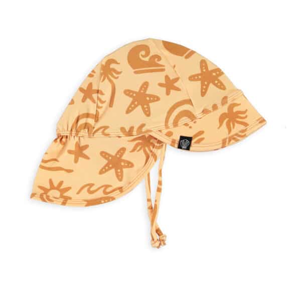 Beach & Bandits Beach & Bandits Baby UV-Hoedje Apricot Beach SS25 7436908013133 Kleding & Accessoires Zwemkleding Zwemhoedje Wijs west