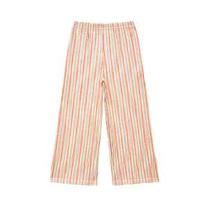 House of Jamie Classic Pants Gold Vertical Stripes