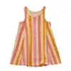 Sproet & Sprout Sleeveless Dress Stripes Nectarine