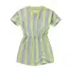 S25-1723 Sproet & Sprout Skater Dress Stripes Citrus