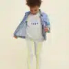 Sproet & Sprout Legging Block Stripes Citrus