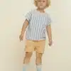 Sproet & Sprout T-Shirt Stripes Sesame