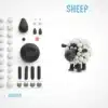 Hey Clay Boetseerklei Schaap - 3 Kleuren
