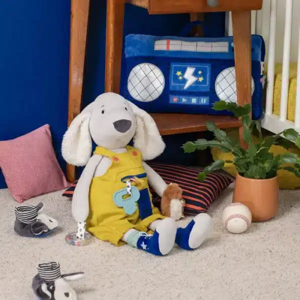 Moulin Roty Kussen radio Puce & Pilou