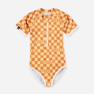 Beach & Bandits UV-Suits Checkered Peace Yellow