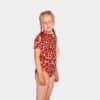 Beach & Bandits UV-Shirts Love Leopard Red/Coral - Afbeelding 2