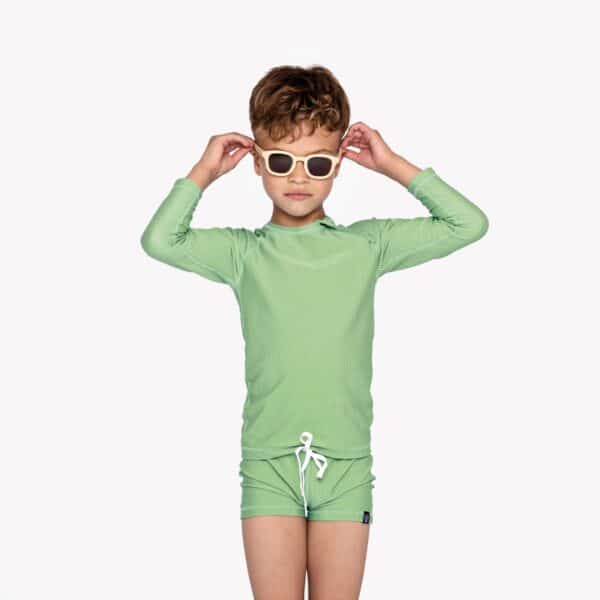 Beach & Bandits Zwembroek Ribbed Pistache
