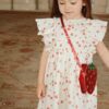 Konges Sløjd Konges Sløjd Tut Strawberry Shoulder Bag Barbados Cherry 5715681011959 Konges SS25 Kleding & Accessoires Tassen & Rugzakken  Wijs west