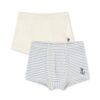 Konges Sløjd Konges Sløjd Basic 2 Pack Boy Boxers Gots Stripe Provence Mix 5715681002896 Konges SS25 Kleding & Accessoires Pyjama's & Ondergoed  Wijs west