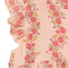 Konges Sløjd Konges Sløjd Coco Frill Romper Gots Floria Pink 5715681046586 Konges SS25 Kleding & Accessoires Baby Rompers Wijs west