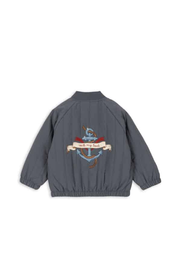 Konges Sløjd Konges Sløjd Juno Bomber Jacket Turbulence 5715681008522 Konges SS25 Kleding & Accessoires Jassen  Wijs west