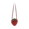 Konges Sløjd Konges Sløjd Tut Strawberry Shoulder Bag Barbados Cherry 5715681011959 Konges SS25 Kleding & Accessoires Tassen & Rugzakken  Wijs west