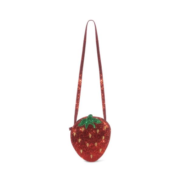 Konges Sløjd Konges Sløjd Tut Strawberry Shoulder Bag Barbados Cherry 5715681011959 Konges SS25 Kleding & Accessoires Tassen & Rugzakken  Wijs west