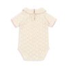 Konges Sløjd Konges Sløjd Rosier Bodystocking Cream Off White 5715681013472 Konges SS25 Kleding & Accessoires Baby Rompers Wijs west