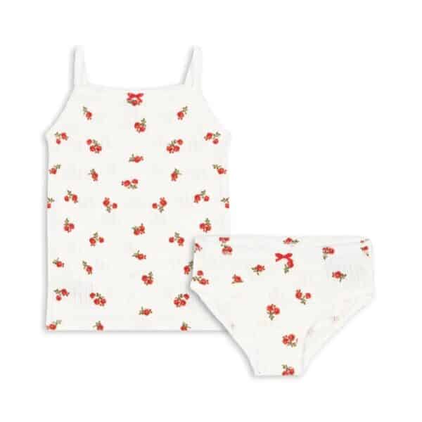 Konges Sløjd Konges Sløjd Minnie Underwear Gots Rose Red 5715681026960 Konges SS25 Kleding & Accessoires Pyjama's & Ondergoed  Wijs west