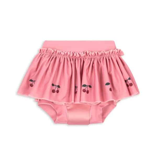 Konges Sløjd Konges Sløjd Bobbi Frill Swimshorts Strawberry Ice 5715681037829 Konges SS25 Kleding & Accessoires Zwemkleding  Wijs west