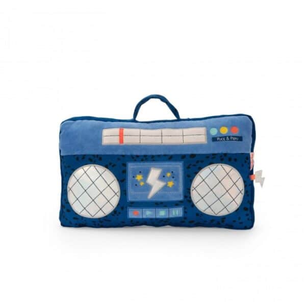 Moulin Roty Kussen radio Puce & Pilou
