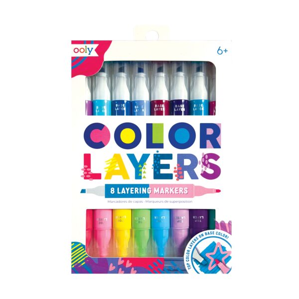 Ooly Ooly - Color Layers Double-Ended Layering Markers 810104680448 mertex 2025 Speelgoed & Spellen Knutselen  Wijs west