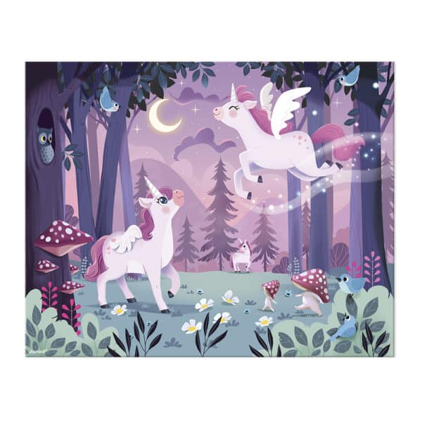 Janod Janod Puzzel - Eenhoorns 3700217325558 mertex 2025 Speelgoed & Spellen Puzzels  Wijs west