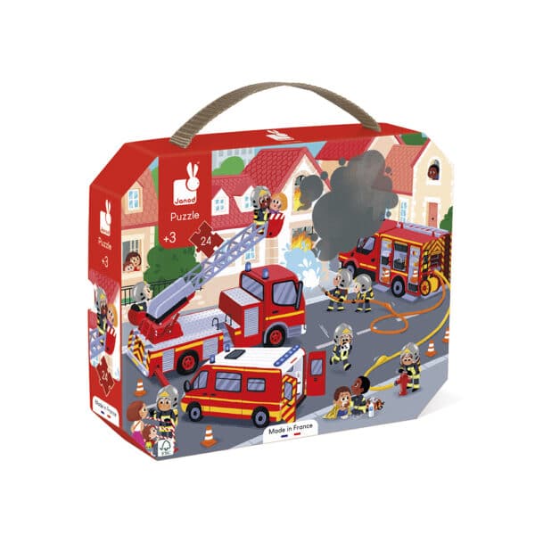 Janod Janod Puzzel - De Brandweer 3700217326050 mertex 2025 Speelgoed & Spellen Puzzels  Wijs west