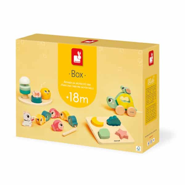 Janod Janod - Box 18 maanden motorische vaardigheden 3700217340643 mertex 2025 Speelgoed & Spellen Educatief Speelgoed  Wijs west