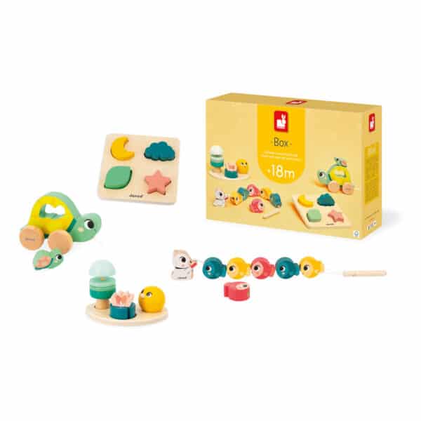 Janod Janod - Box 18 maanden motorische vaardigheden 3700217340643 mertex 2025 Speelgoed & Spellen Educatief Speelgoed  Wijs west