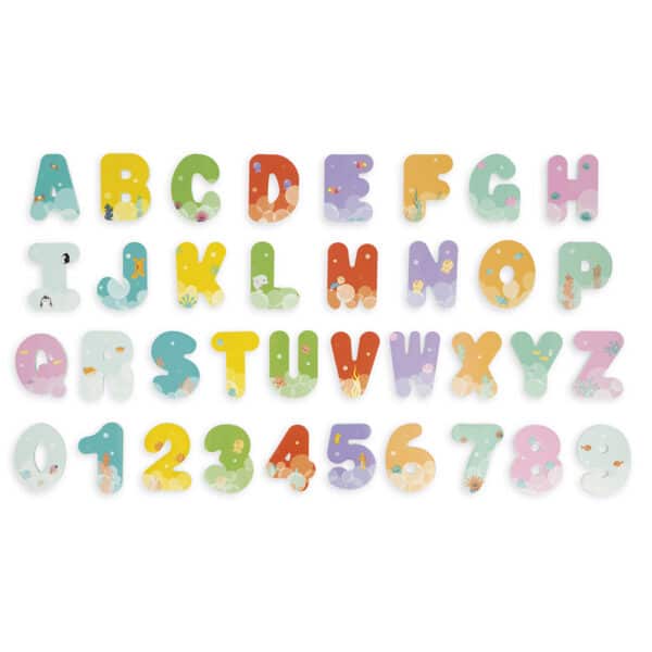 Janod Janod Badspeelgoed - Letters en Cijfers 3700217347093 mertex 2025 Speelgoed & Spellen Waterspeelgoed  Wijs west