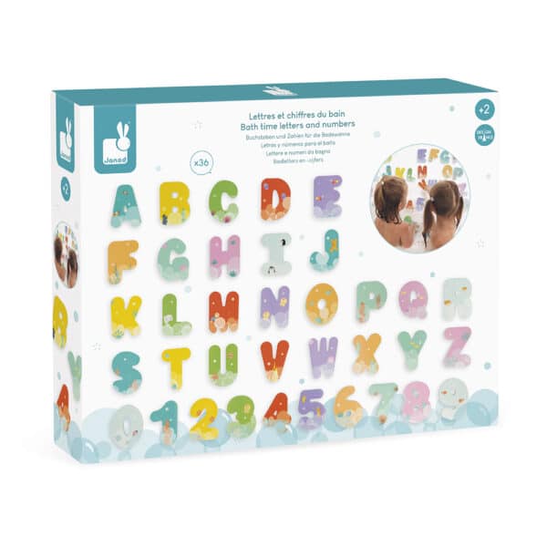 Janod Janod Badspeelgoed - Letters en Cijfers 3700217347093 mertex 2025 Speelgoed & Spellen Waterspeelgoed  Wijs west