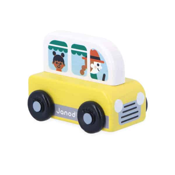 Janod Janod Crossroads - Busje 3700217359362 mertex 2025 Speelgoed & Spellen Voertuigen  Wijs west