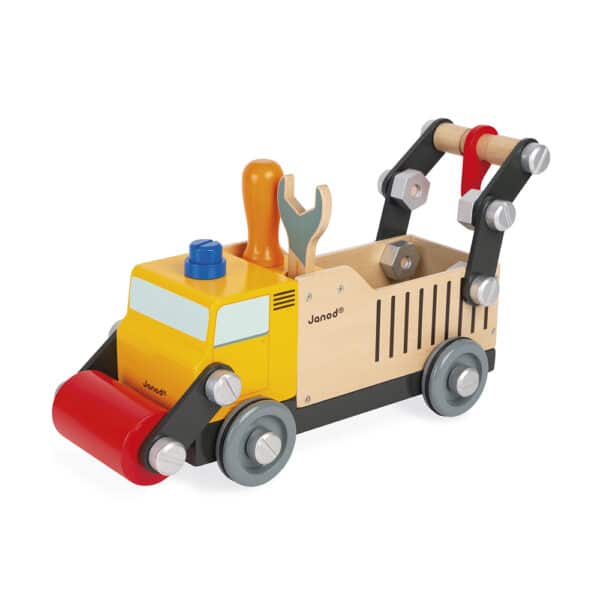 Janod Janod Brico'kids - Vrachtwagen wegwerker 3700217364700 mertex 2025 Speelgoed & Spellen Voertuigen  Wijs west