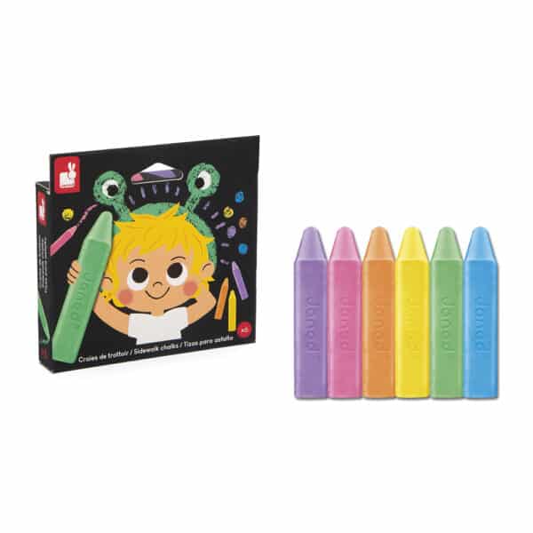 Janod Janod Colo - Stoepkrijt 3700217374174 mertex 2025 Speelgoed & Spellen Knutselen  Wijs west