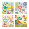 Janod Janod Atelier - 3 jaar - Geometrische Stickers 3700217377403 mertex 2025 Speelgoed & Spellen Knutselen  Wijs west