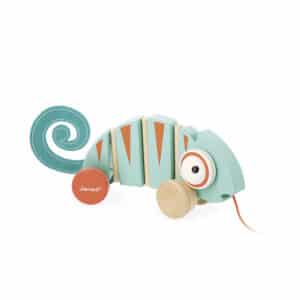 Janod Janod Tropik - Trekfiguur Kameleon 3700217382643 mertex 2025 Speelgoed & Spellen Knutselen  Wijs west